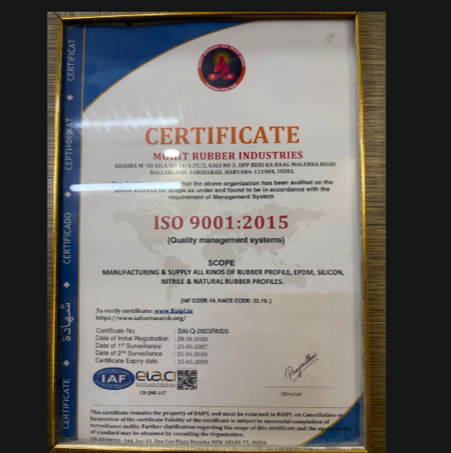 ISO 9001:2015 Certificate